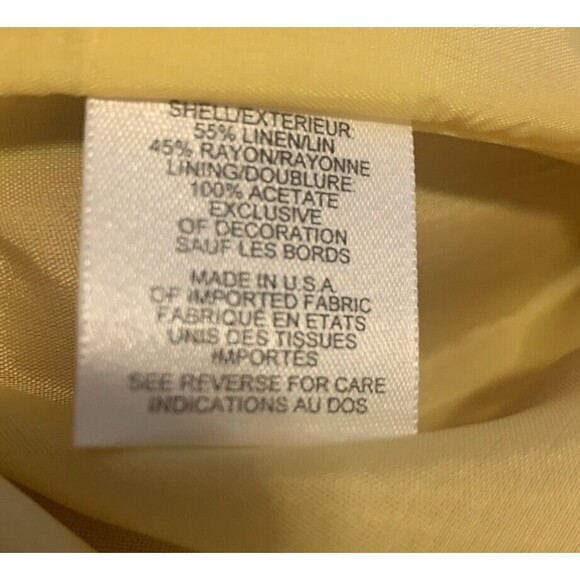 Talbots VtG Pink Pineapple Linen Blend Dress Embroidered Dress USA Summer 8 - Picture 12 of 14